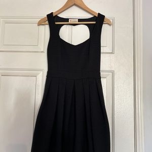 Black cut out cocktail dress